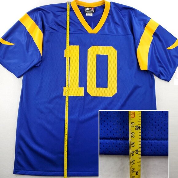 Rams Vintage Jersey Signed Trent Green 10 Logo Athletic Super Bowl Season XL - Picture 8 of 13